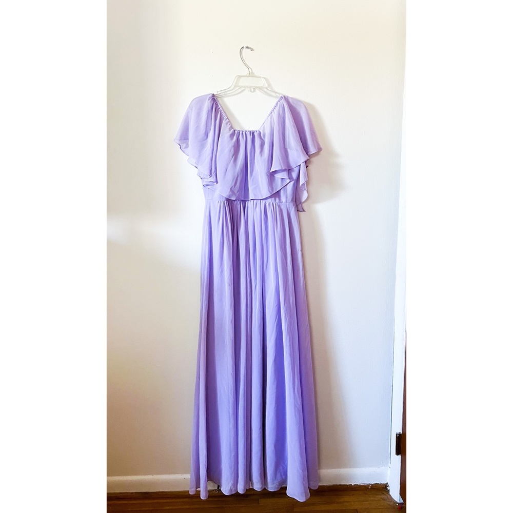 Abigail Chiffon Dress - lilac